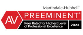 Av Preeminent peer rated for Highest level of Professional Excellence